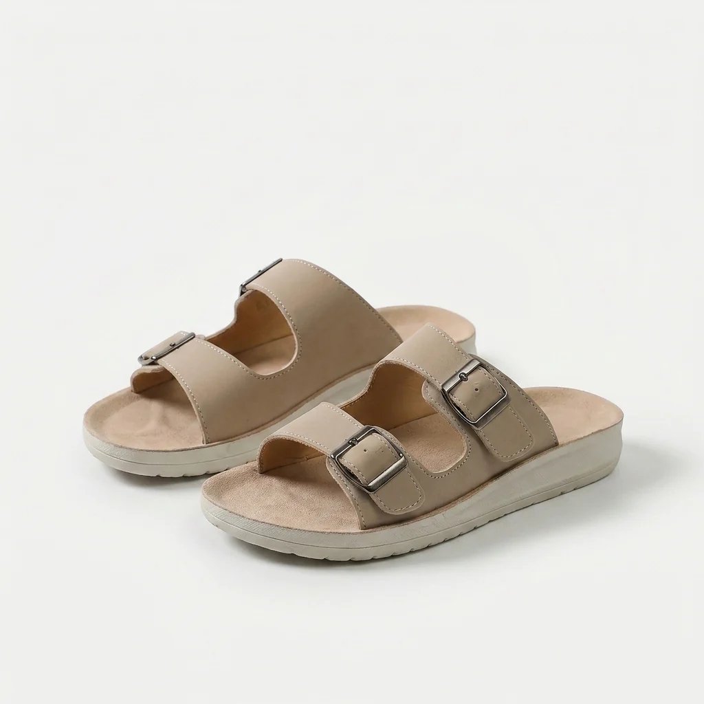 Dagmar™ – Justerbare Komfortsandaler med Dobbel Spenne