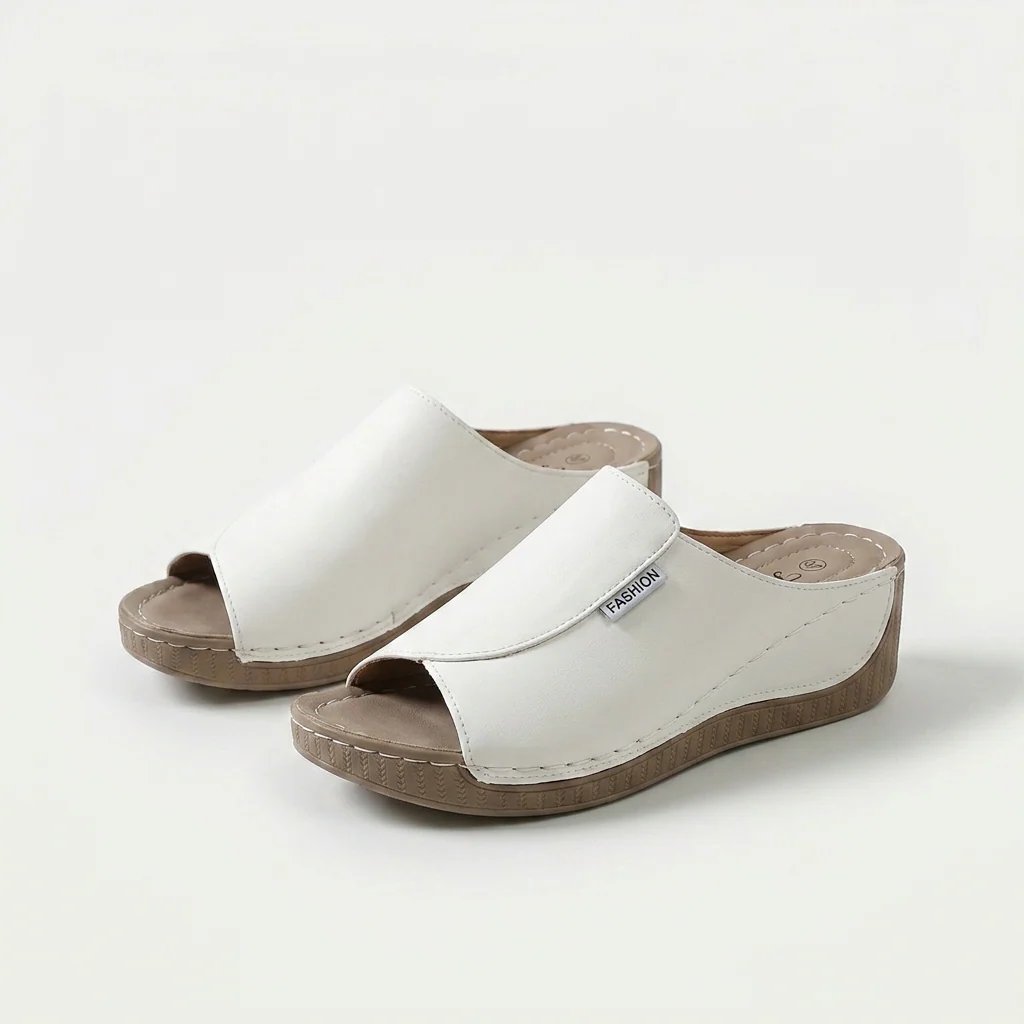 Julie™ – Polstret Bue Støtte Plattform Sandle.