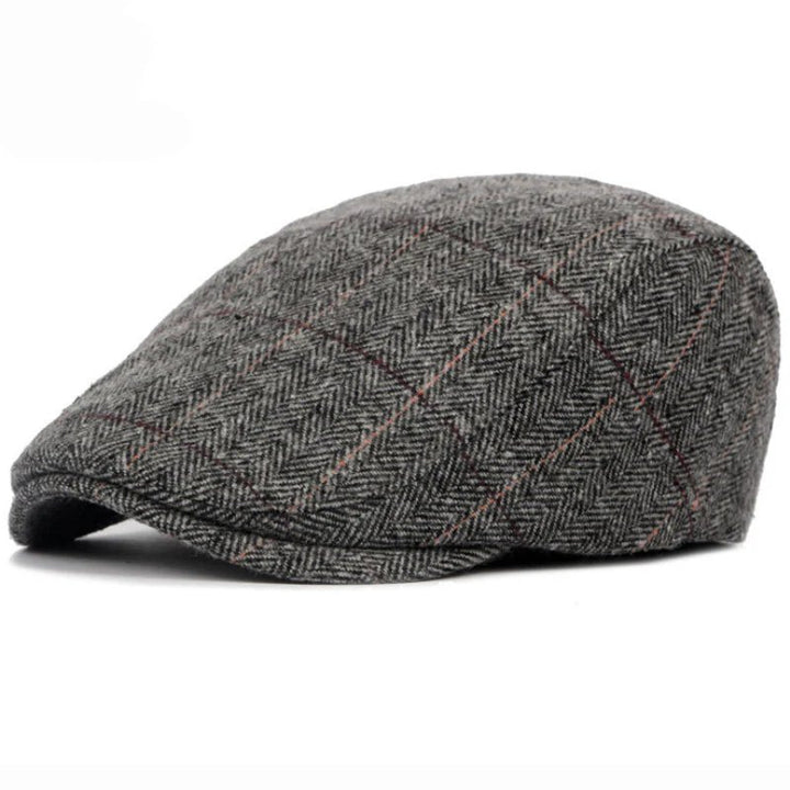 Roald™ – Rutete Herringbone Flat Cap
