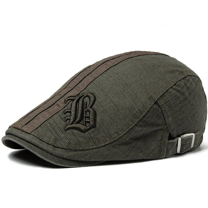 Vegard™ – Justerbar Brodert Flat Cap