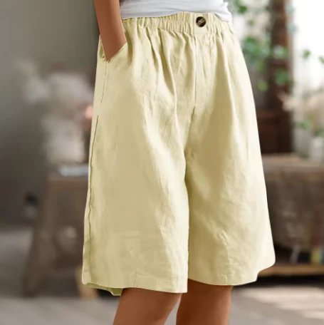 Lara™ – Høyt liv, avslappet passform Bermuda-shorts