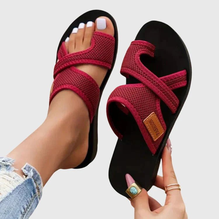 Nina™ – Ortopediske Sandaler med Krysstrapp