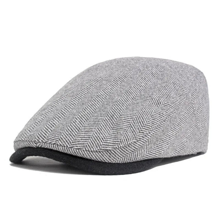 Viljar™ – Herringbone Vevd Strukturert Flat Caps