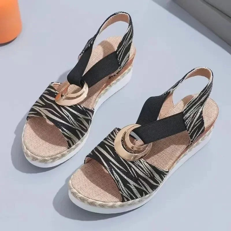 Tiril™ – Ortopediske Gel Såle Sandaler med 4 cm Hælstøtte