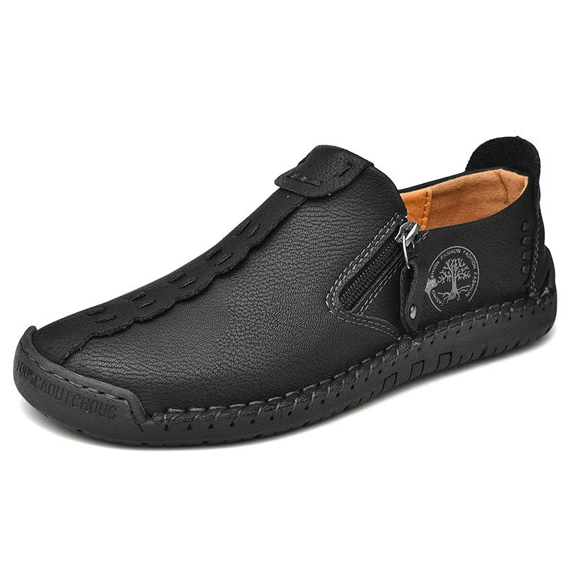 Tor™ – Håndsydd Slip-On Loafers med Sidelukking