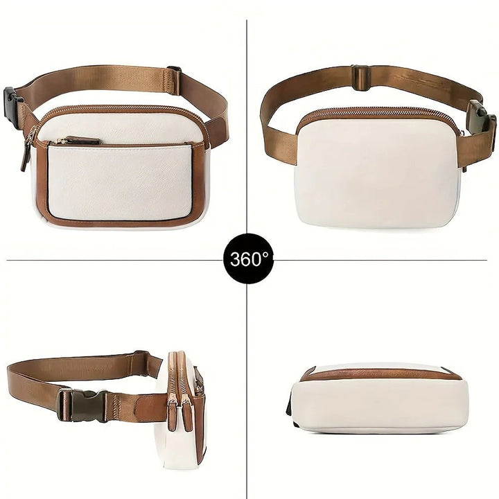 Sofia™ – Justerbart Belte Multi Pocket Crossbody Veske