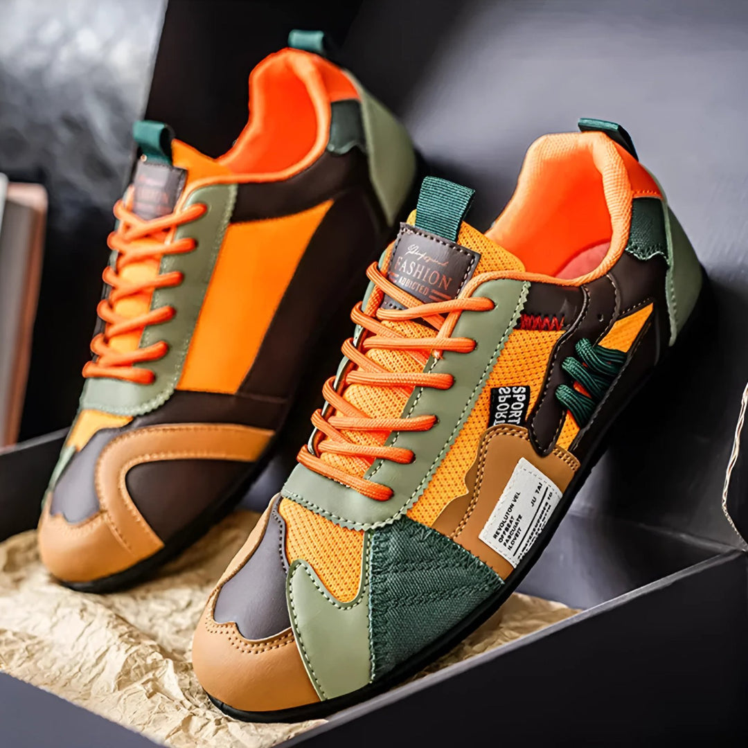 Espen™ – Retro Colorblock Snøresko
