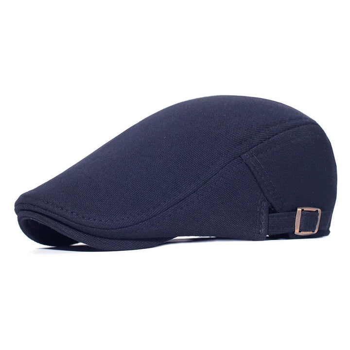 Reidar™ – Justerbar Flat Cap med Pustende Strikk