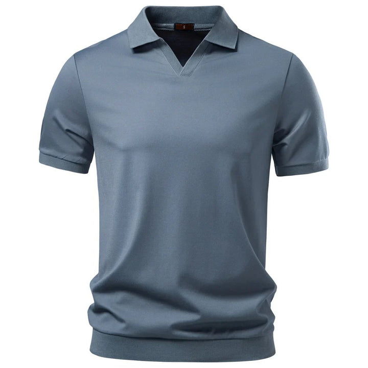Roman™ – | Pustende V-hals Polo-Skjorte