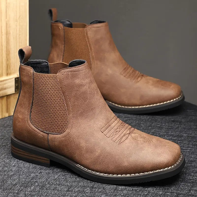 Halvor™ – Klassiske Slip-On Chelsea Støvler