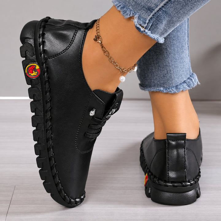Elara™ – Ortopediske snøring komfort sneakers