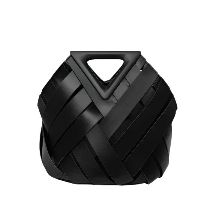 Olivia™ – Vevet strukturert totebag med snøring