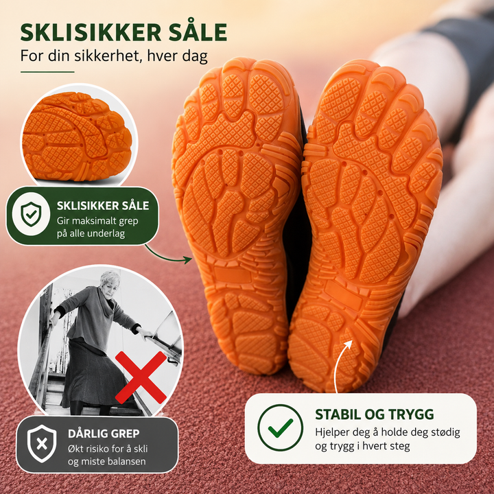 OrthoRelief™ – Slip-On Antiskli Komfort Barefoot Sko