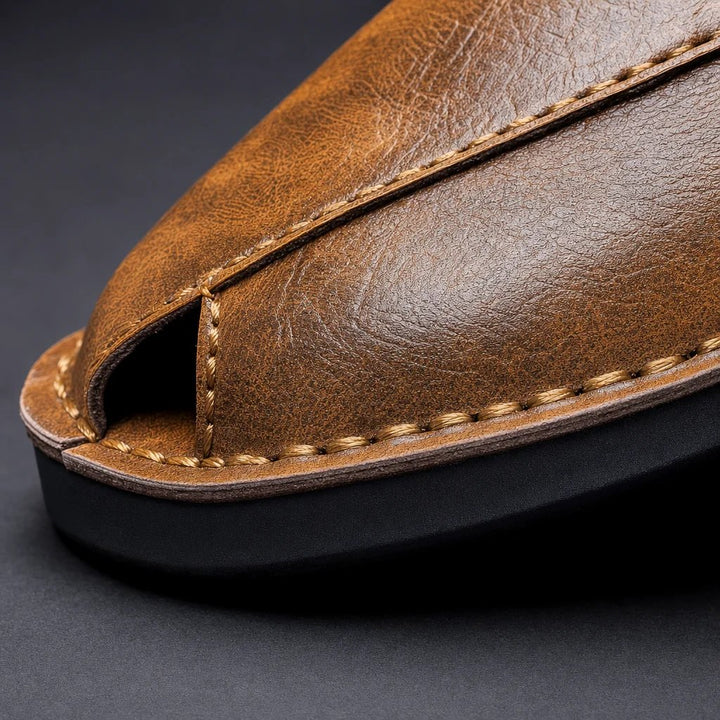 Adriano™ – Håndlagde Slip-On Peshawari Sandaler