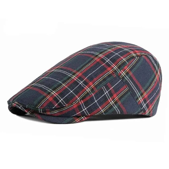 Einar™ – Skotsk Tartan Strukturert Flat Cap