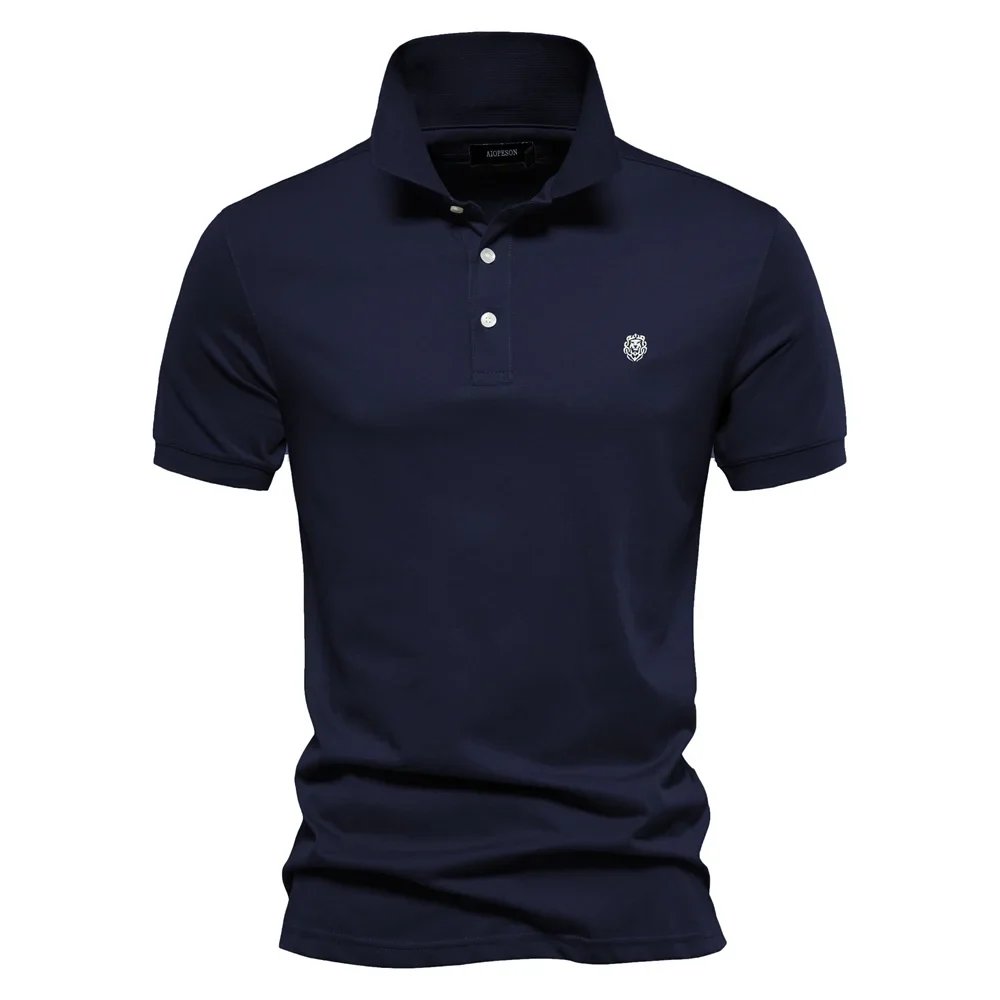 Kjell™ – Premium Brodert Polo med Korte Ermer