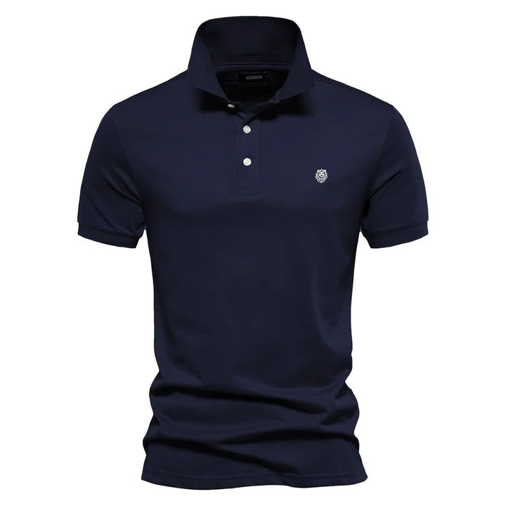 Kjell™ – Premium Brodert Polo med Korte Ermer