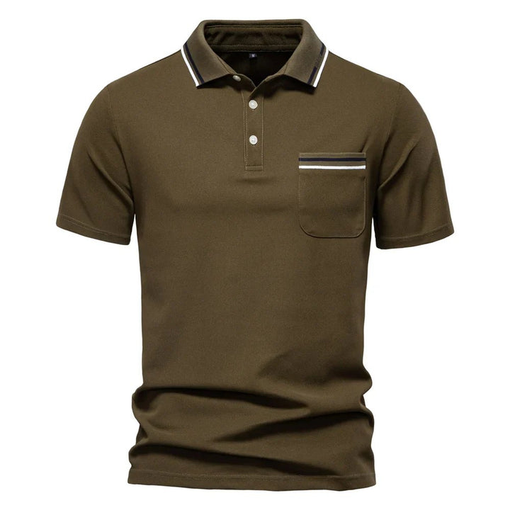 Xavier™ – Smart Casual Strikket Topp for Menn