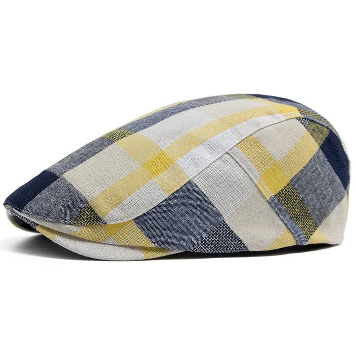 Torstein™ – Strukturet Vevd Rutet Flat Caps