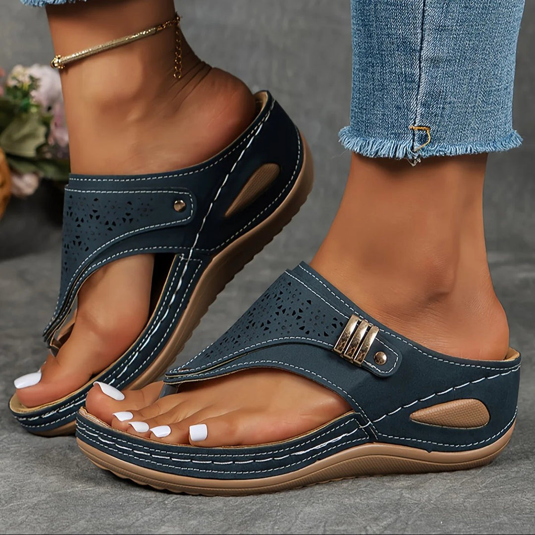 Saga™ – | Ortopediske Vinkel Komfort Sandaler