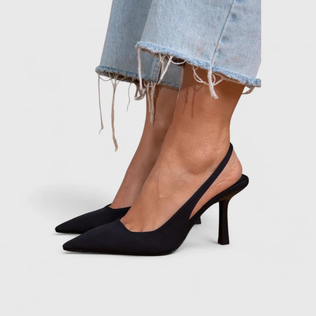 Alba™ – Ortopediske Spisse Tå Suede Pumper