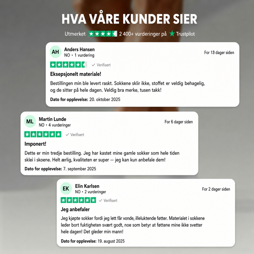 BambooFit™ – Pustende Strukturerte Crew Sokker