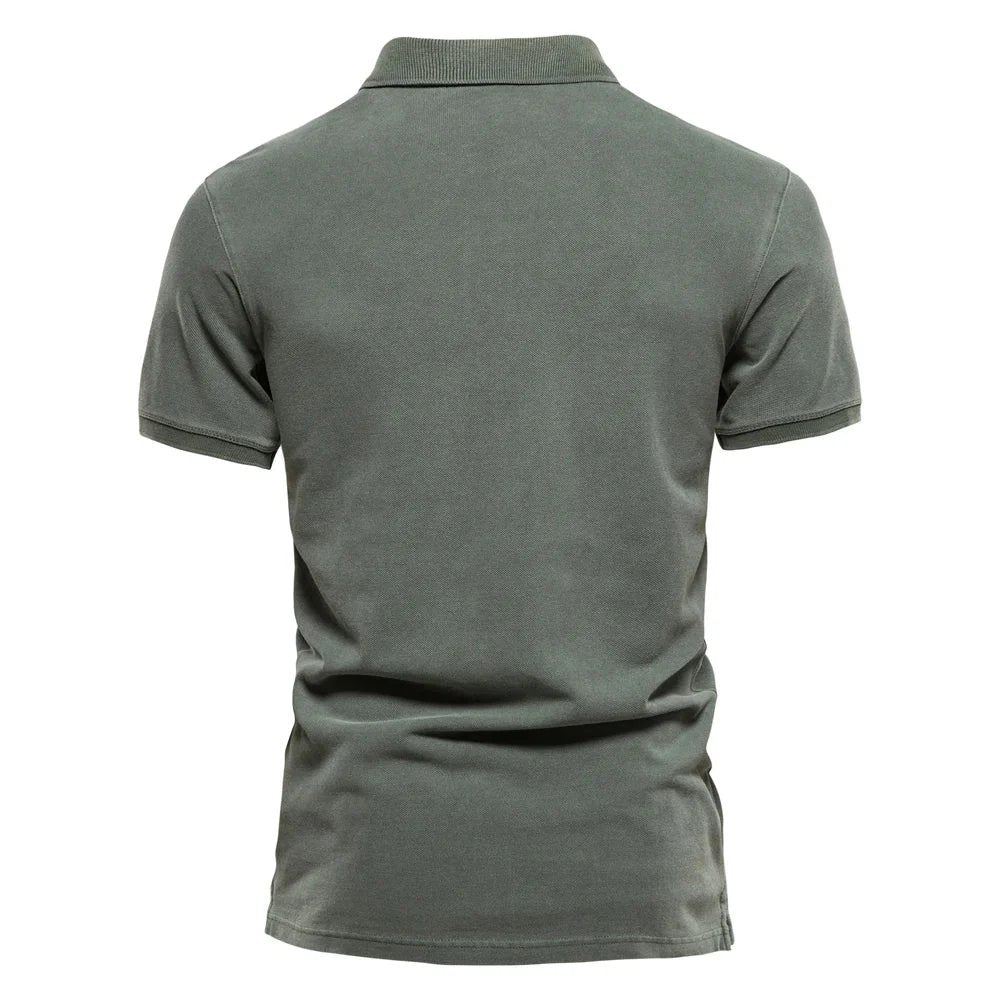 Petter™ – Knapper foran kortermet polo skjorte