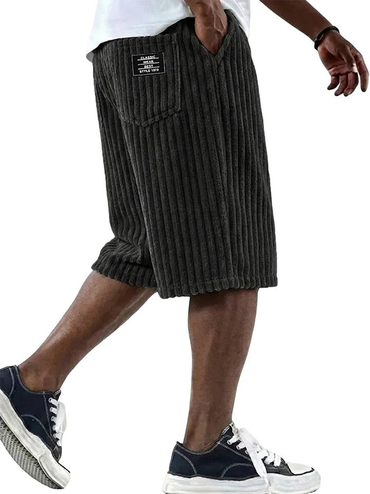 Erik™ – Behagelige Ribbestrikkede Fritidsshorts