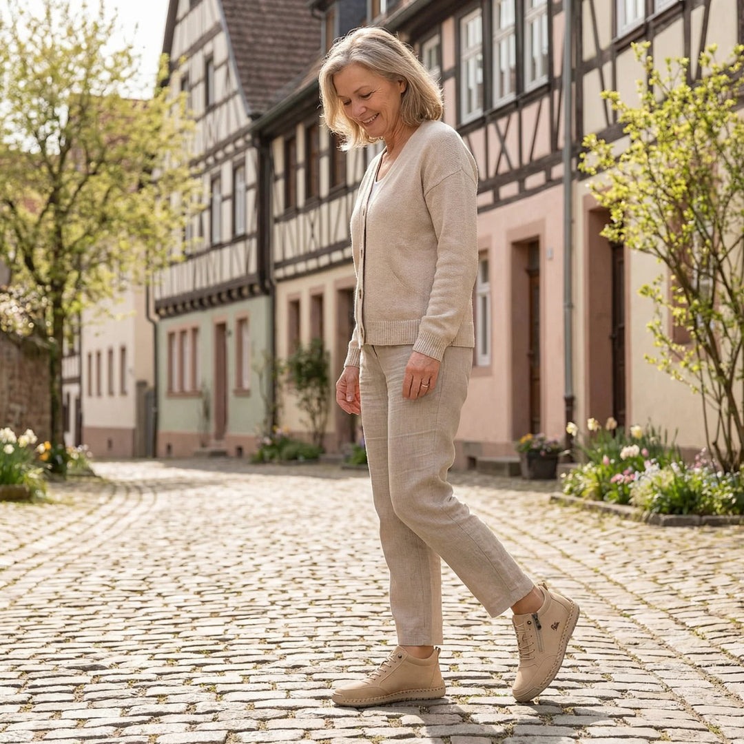 Kristin™ – Ortopediske Glidelås Komfort Gå-sko