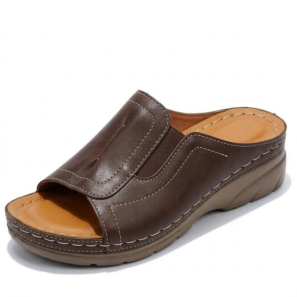 Anne™ – Ortopediske Slip-On Sandaler med Bred Passform