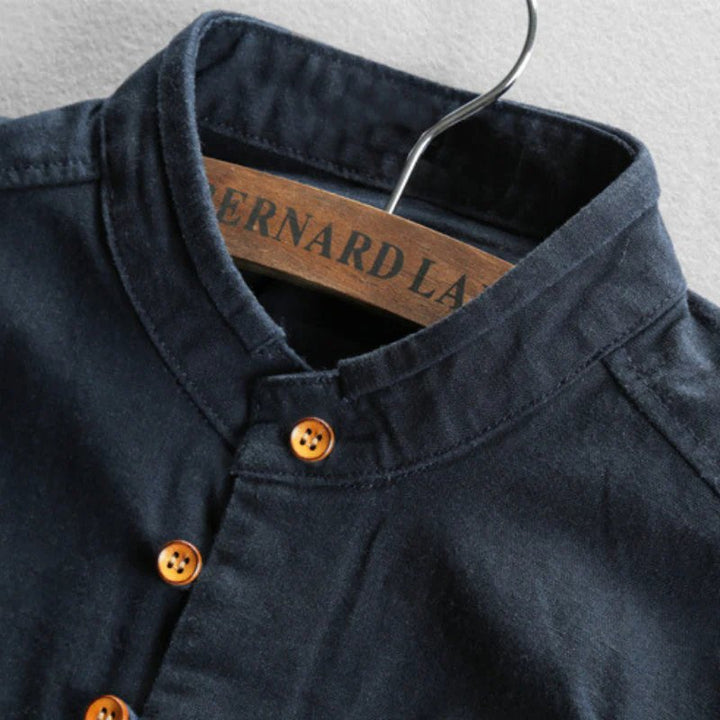 Benjamin™ – Distinktiv Ståkrage Knappeopp Shirt