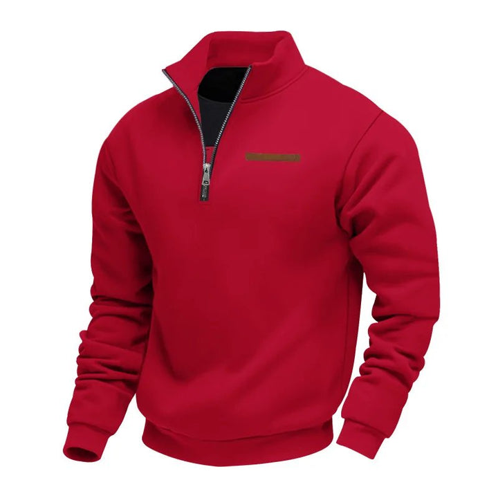 Sebastian™ – Nydelig Quarter Zip Ståkrage Pullover
