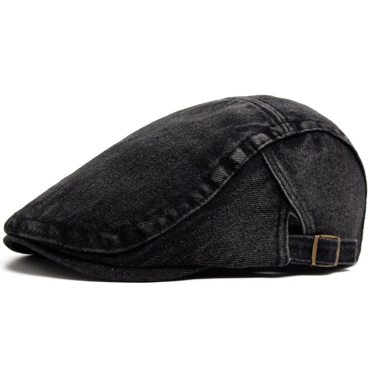 Iben™ – Justerbar Stonewashed Flat Cap