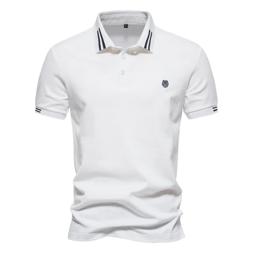Ruben™ – Brodert Crest Krage Polo Shirt