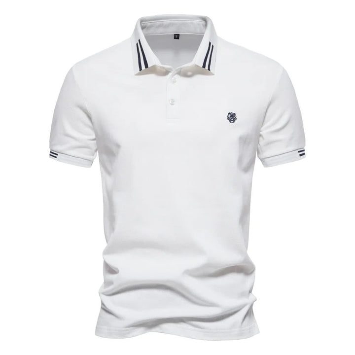 Ruben™ – Brodert Crest Krage Polo Shirt