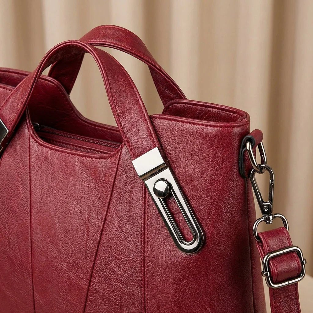 Karoline™ – Strukturert toteveske med tre rom