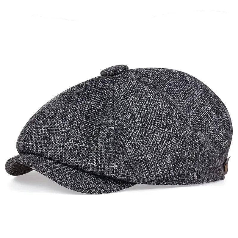 Leif™ – Åtte panelers pustende newsboy caps