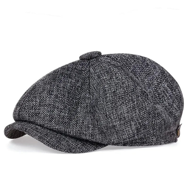 Leif™ – Åtte panelers pustende newsboy caps
