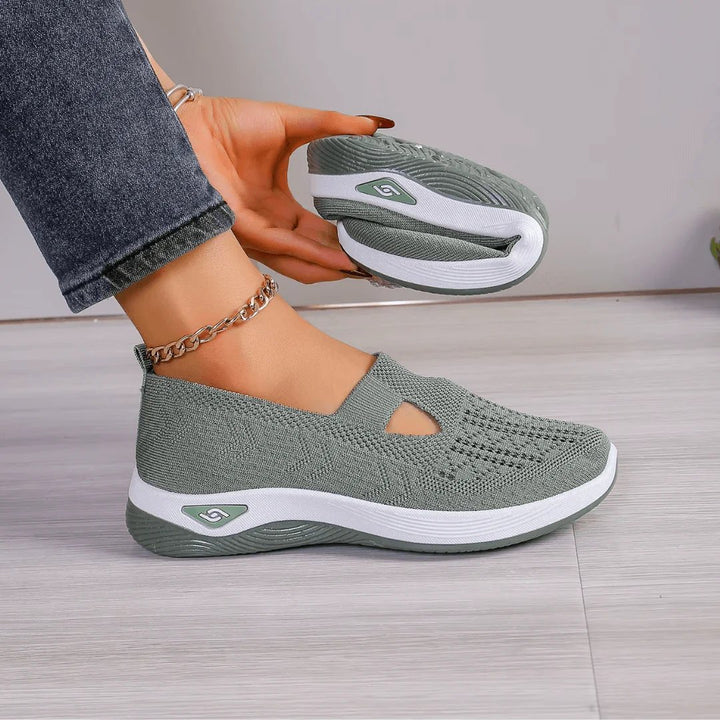 May™ – | Ortopediske Pustende Slip-On Sneakers