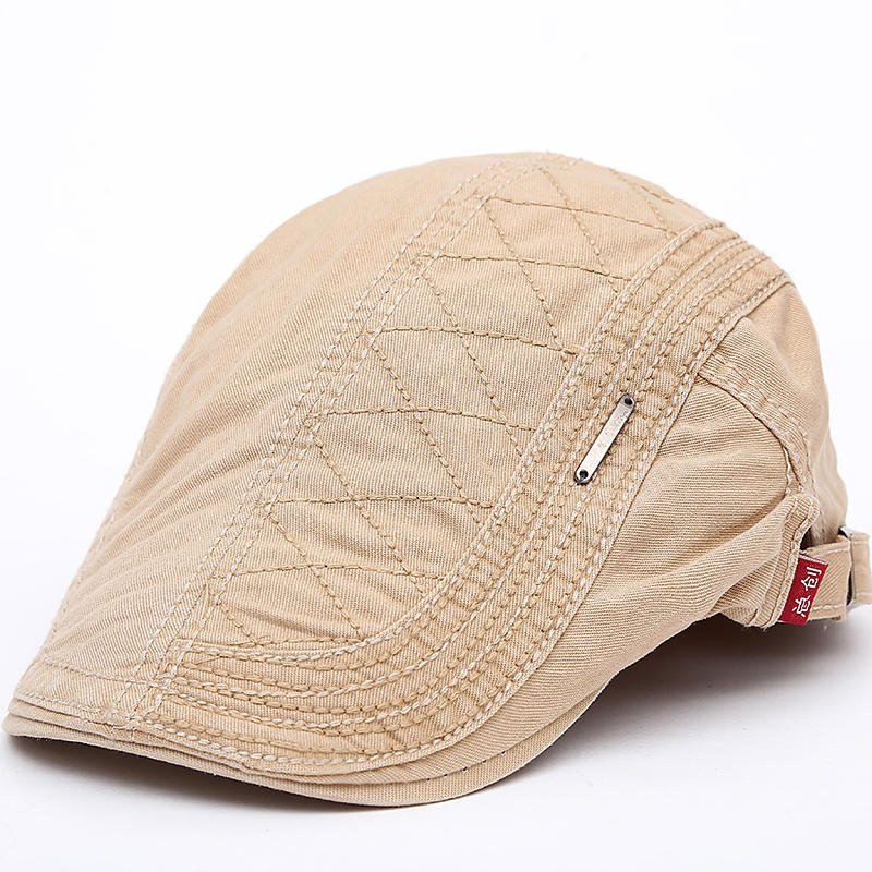Edvin™ – Vattert Diamantstikksom Flat Caps