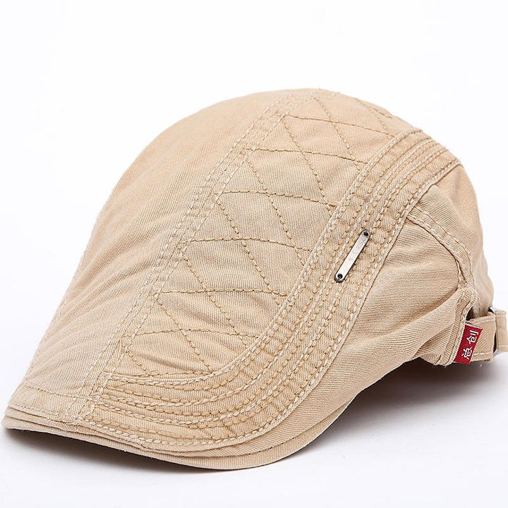 Edvin™ – Vattert Diamantstikksom Flat Caps