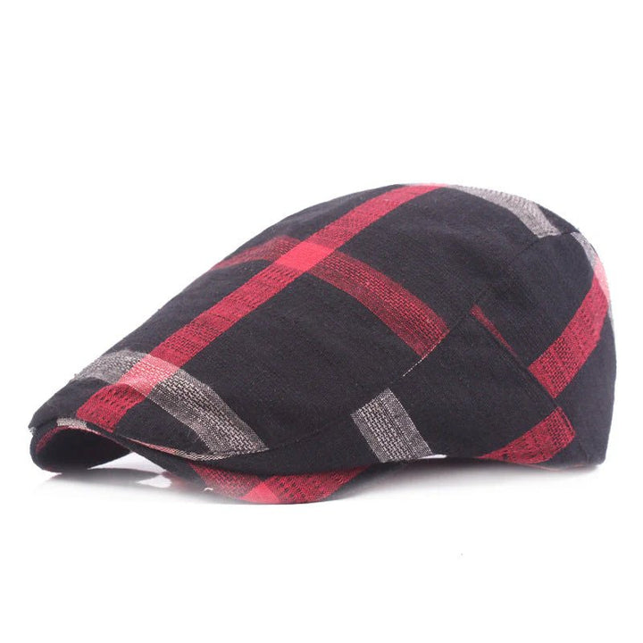 Arne™ – Pustende Rutete Justerbar Flat Caps