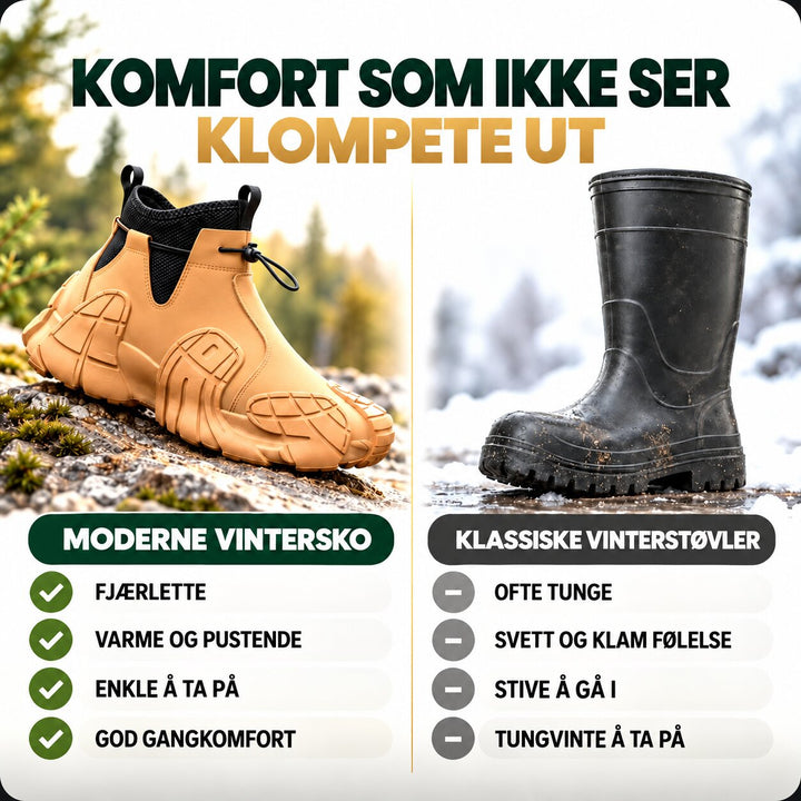 ThermoStep™ – Vanntette Termiske Ankelstøvler med Skridsikre Såler
