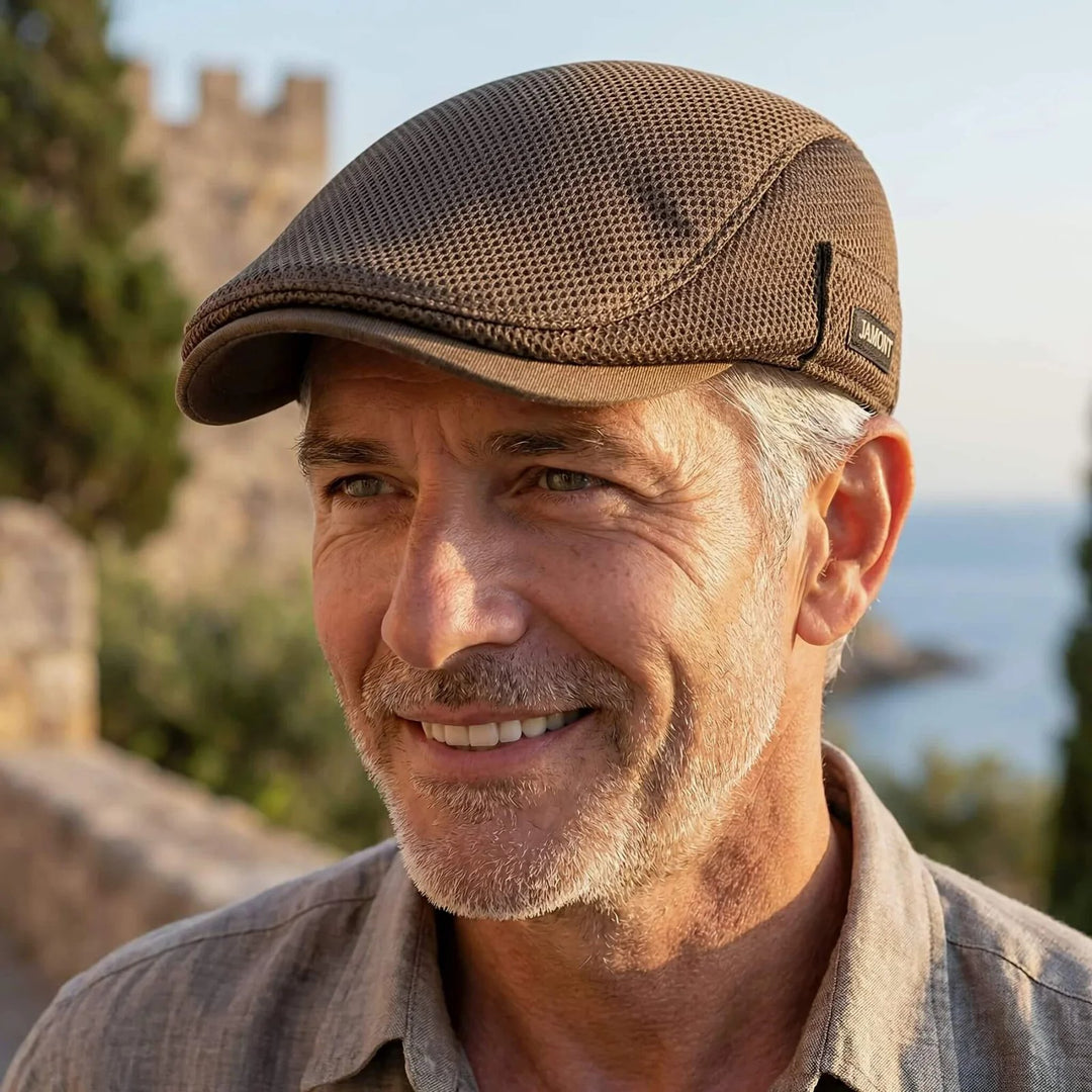 Erik™ – Pustende Netting Casual Flat Cap