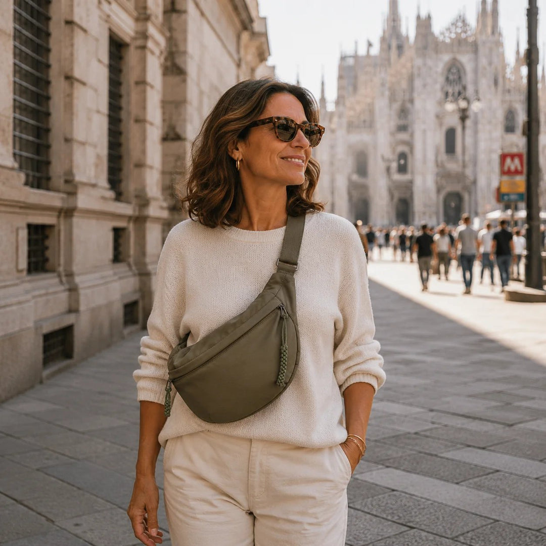 Laila™ – Justerbar Crossbody Skulderbag med Tyveribeskyttelse