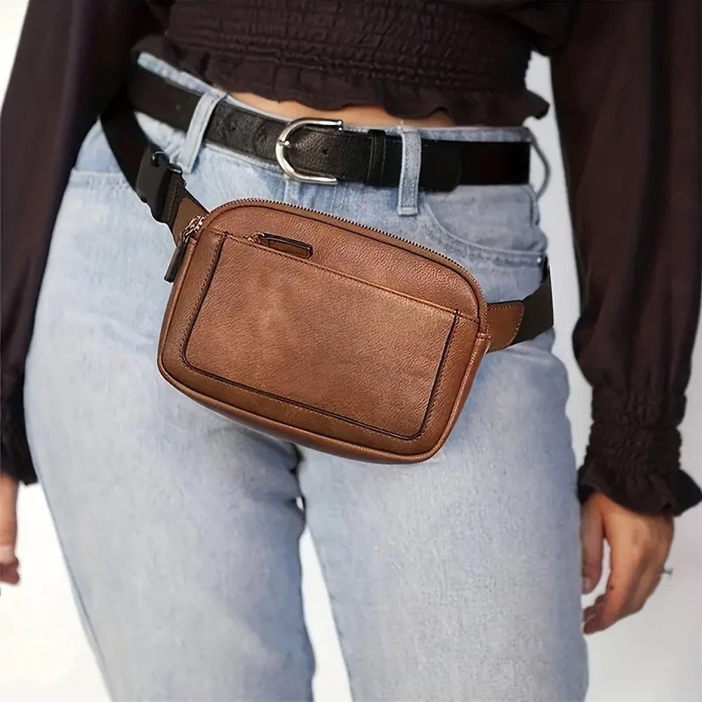 Sofia™ – Justerbart Belte Multi Pocket Crossbody Veske