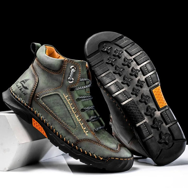 Matteo™ – Håndlagde snørebånd høy-top sneakers