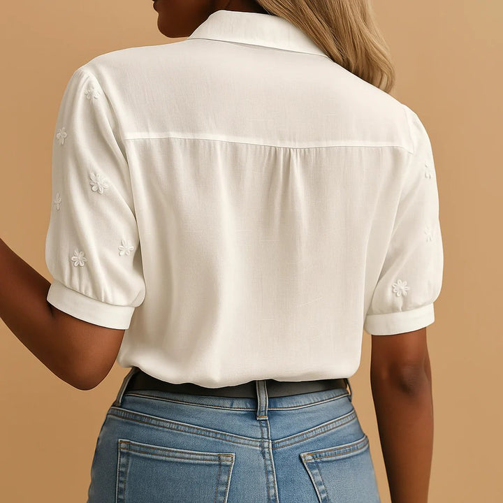 Magnhild™ – Pustende Klassisk Bluse