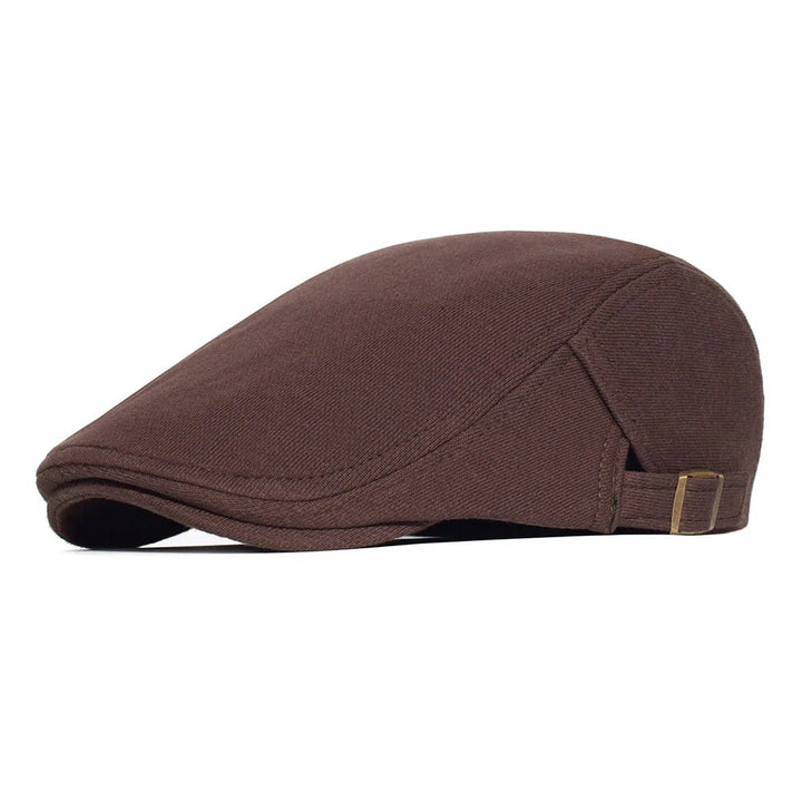 Reidar™ – Justerbar Flat Cap med Pustende Strikk