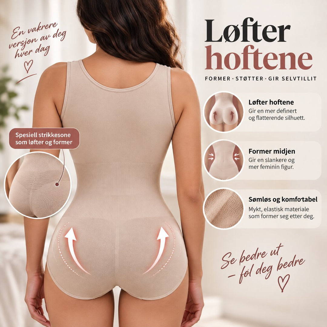 Curve™ – Formende bodysuit med midjestøtteband